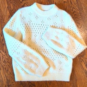 Anine Bing Bell-sleeve Sweater Pale Yellow
